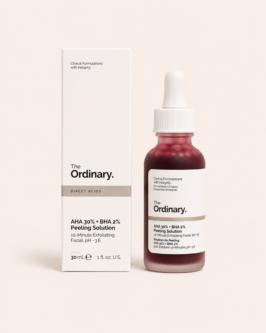 The Ordinary AHA 30% + BHA 2% Peeling Solution