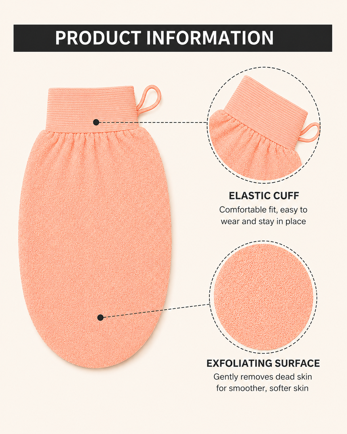 Kessa Exfoliating Glove | Pack of 2 - Getskinnova